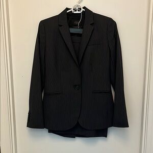 J. Crew Grey Pinstripe Blazer